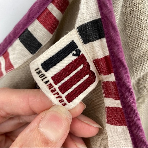 I'M Isola Marras Tiered A-Line Skirt in Beige - Picture 8 of 10